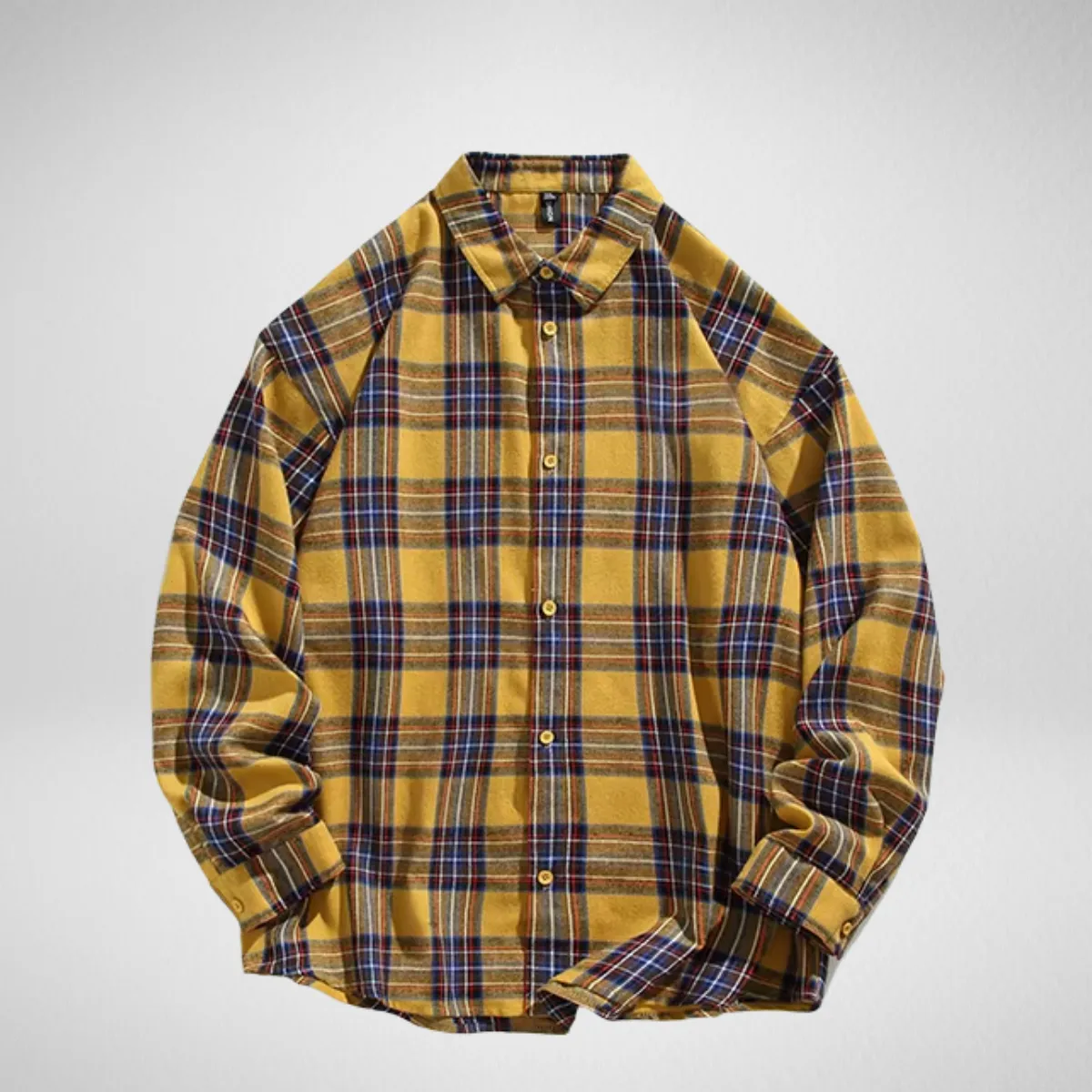 BelleYork | Vintage Plaid Loose Shirt