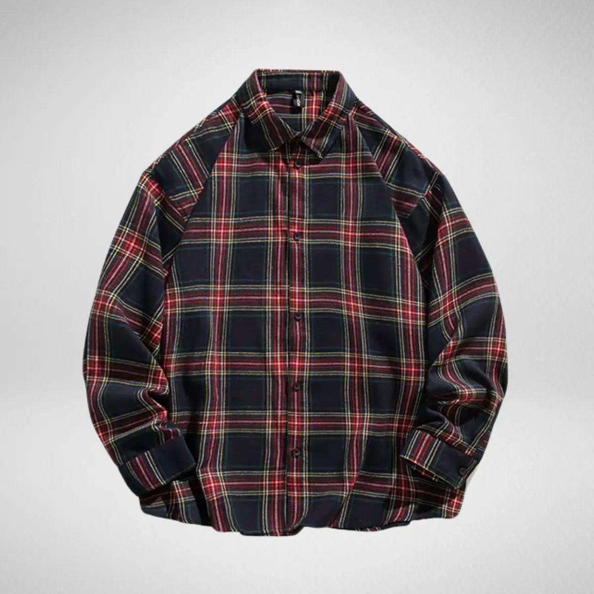 BelleYork | Vintage Plaid Loose Shirt