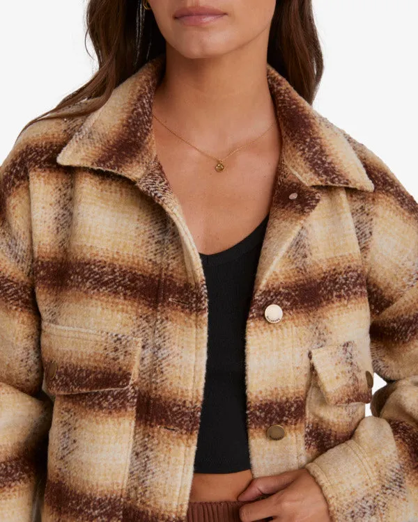 Billabong Surf Check Jacket TOASTED COCONUT