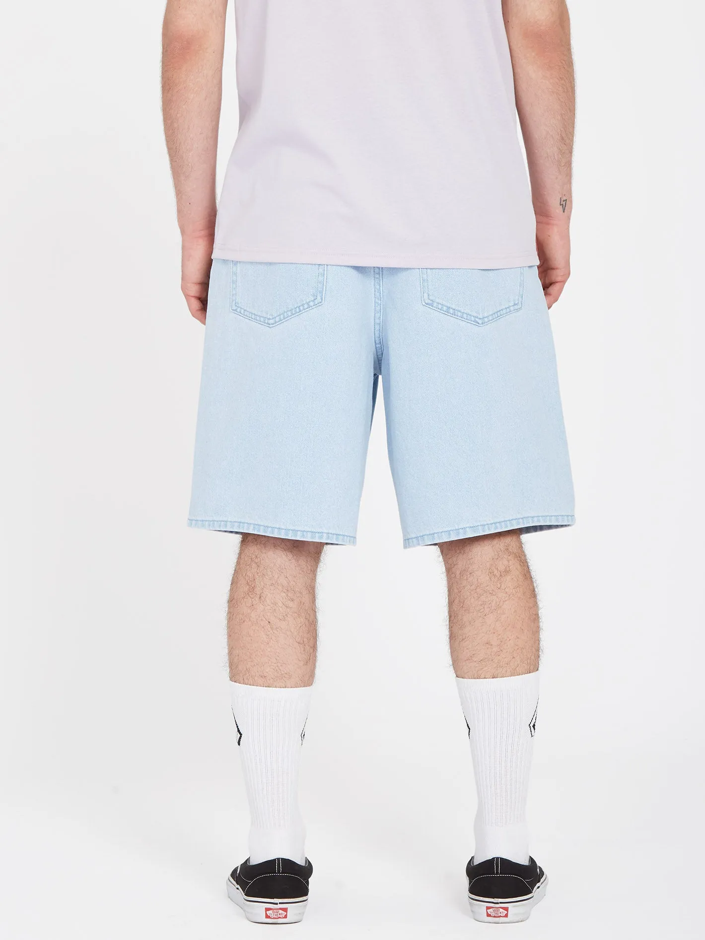 Billow Denim Short - LIGHT BLUE