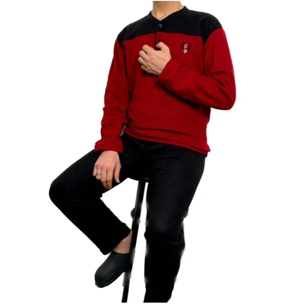 Black and Bordeaux Pajama