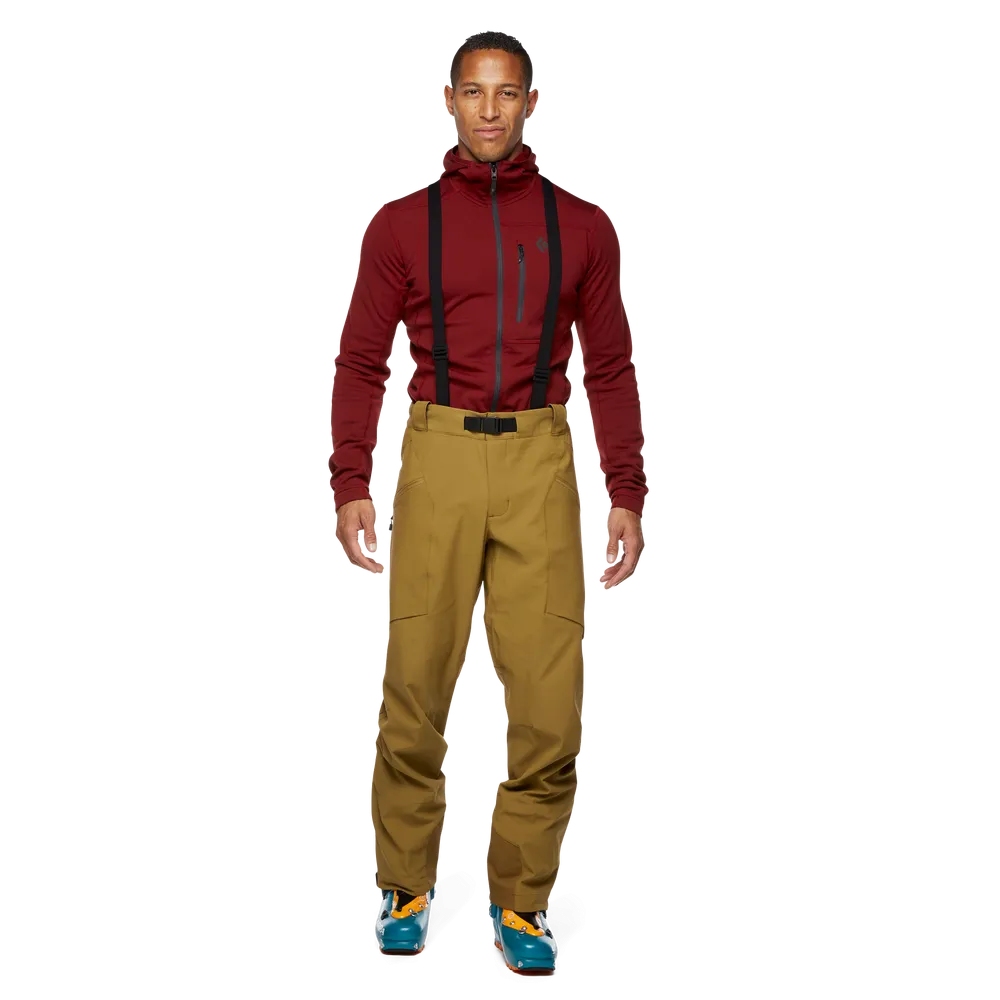 Black Diamond Mens Dawn Patrol Pants Dark Curry 2023