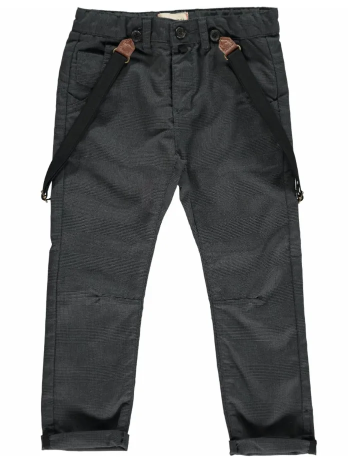 Black Dogtooth Pants