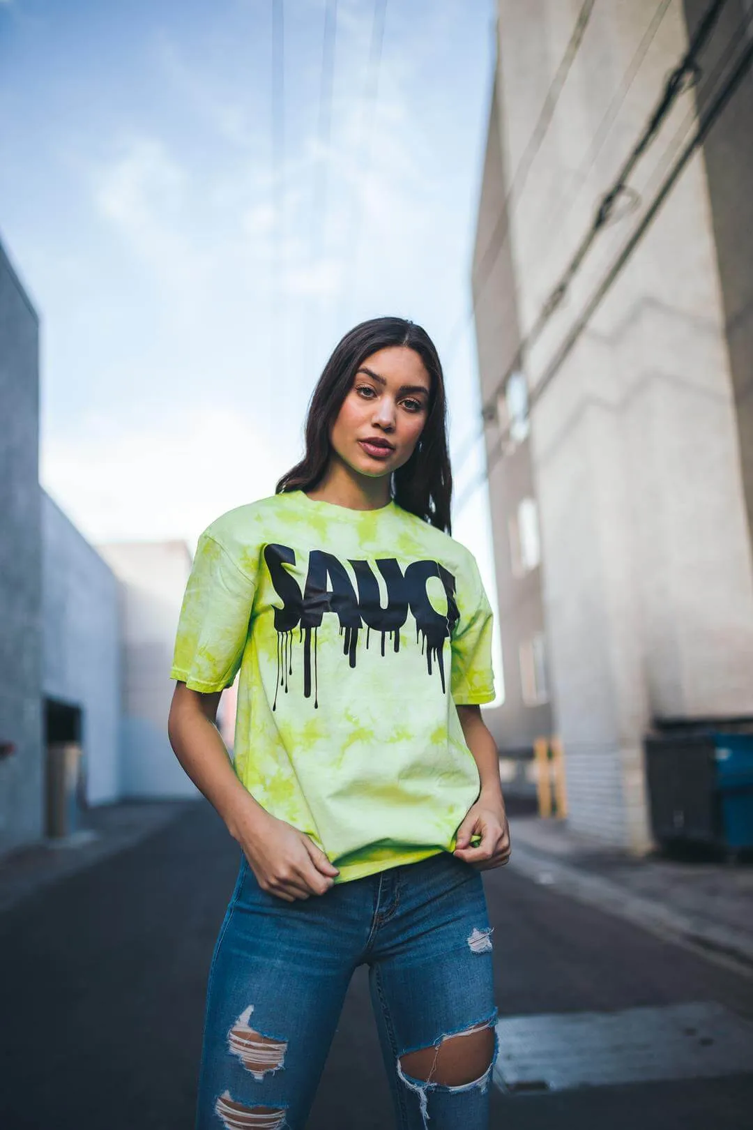 Black Sauce | Lime Cloud Tee