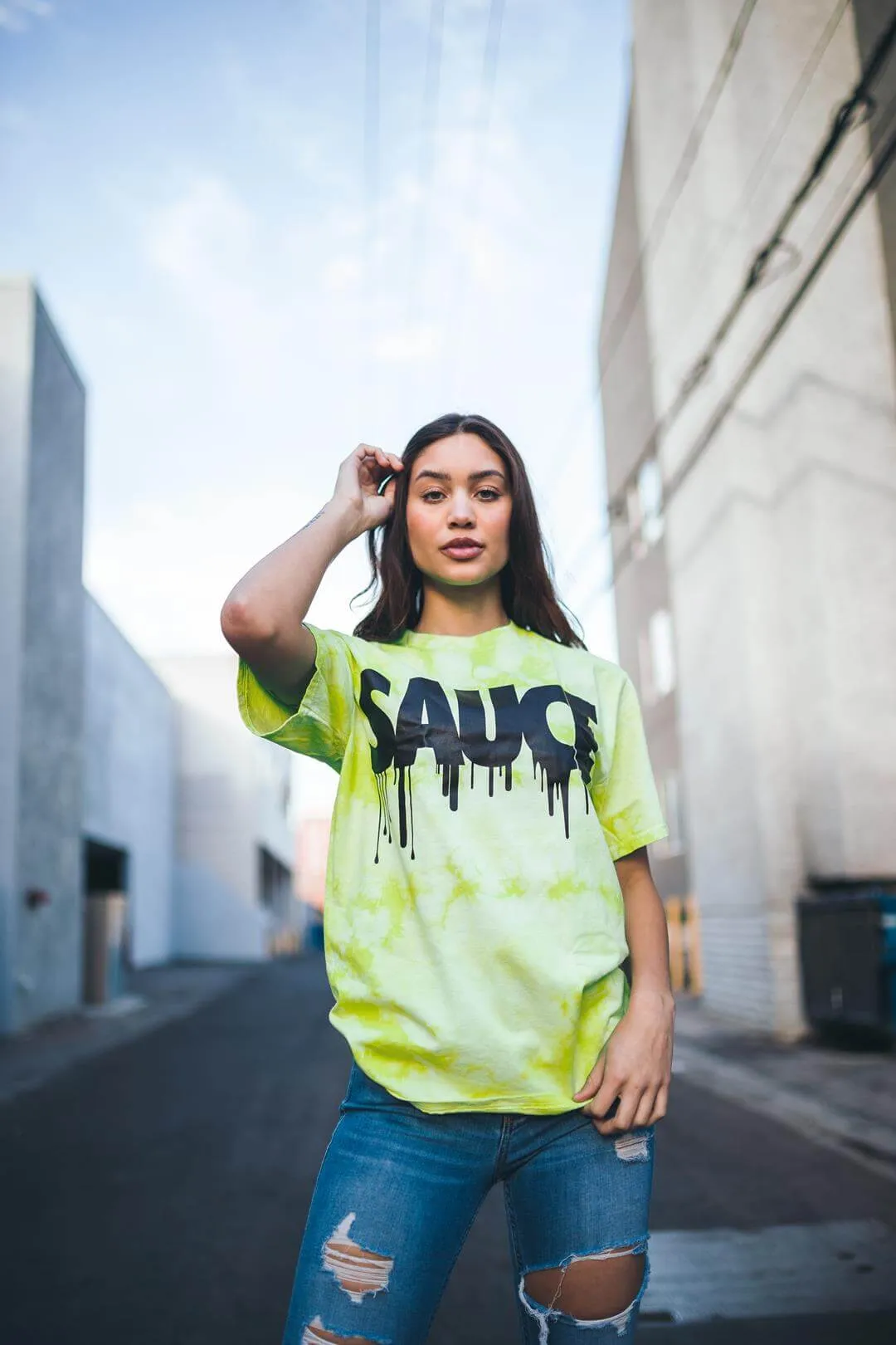 Black Sauce | Lime Cloud Tee