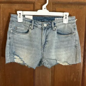 BlankNYC The Astor Cut-Off Shorts Light Blue Wash Size 27