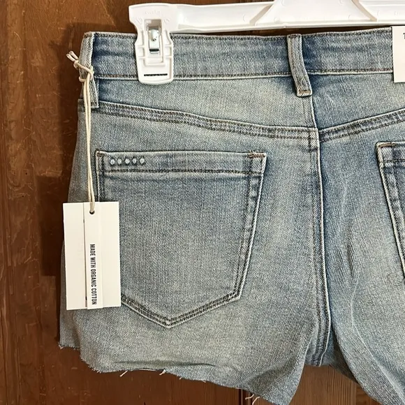 BlankNYC The Astor Cut-Off Shorts Light Blue Wash Size 27