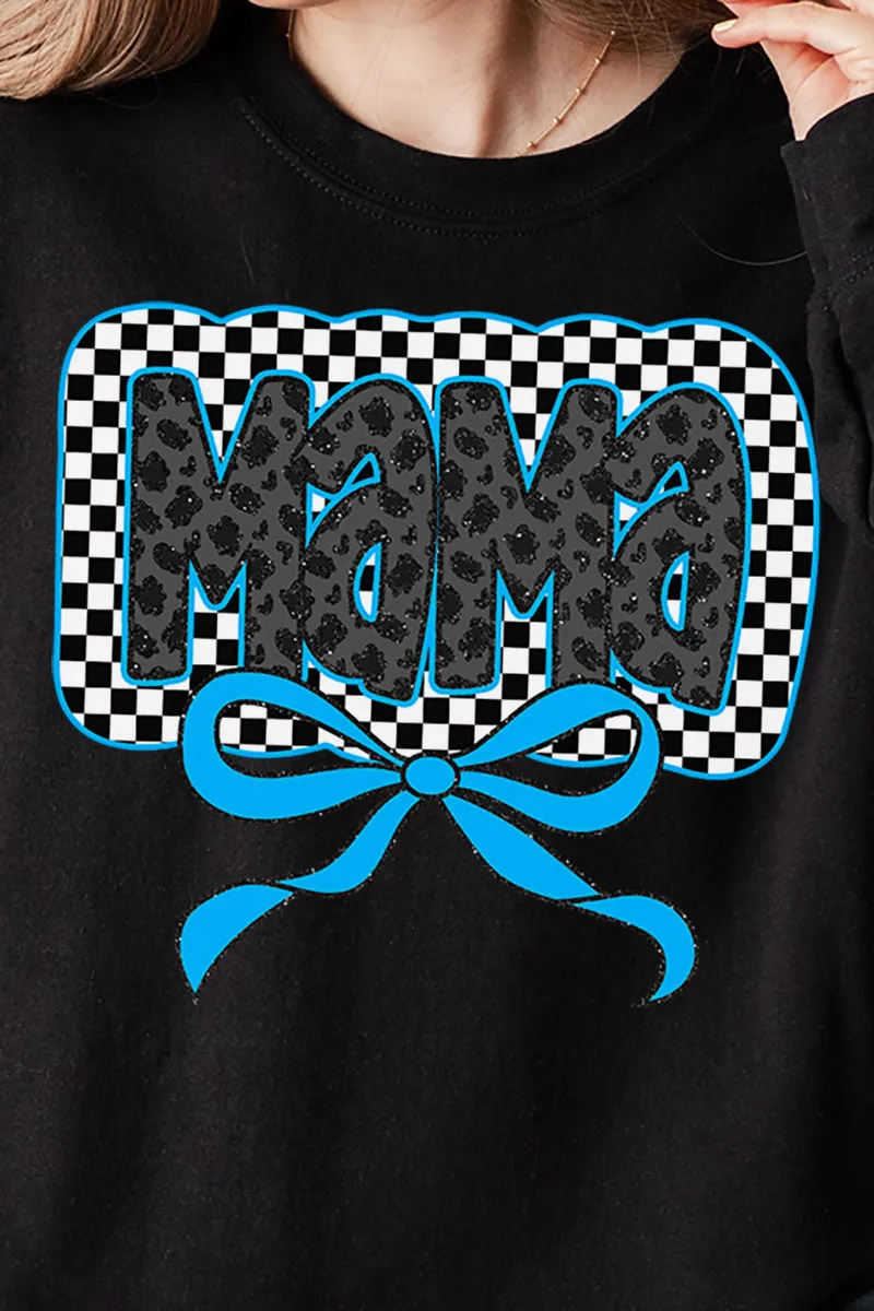 Blue Leopard Luxe Mama Unisex NuBlend Crew Sweatshirt
