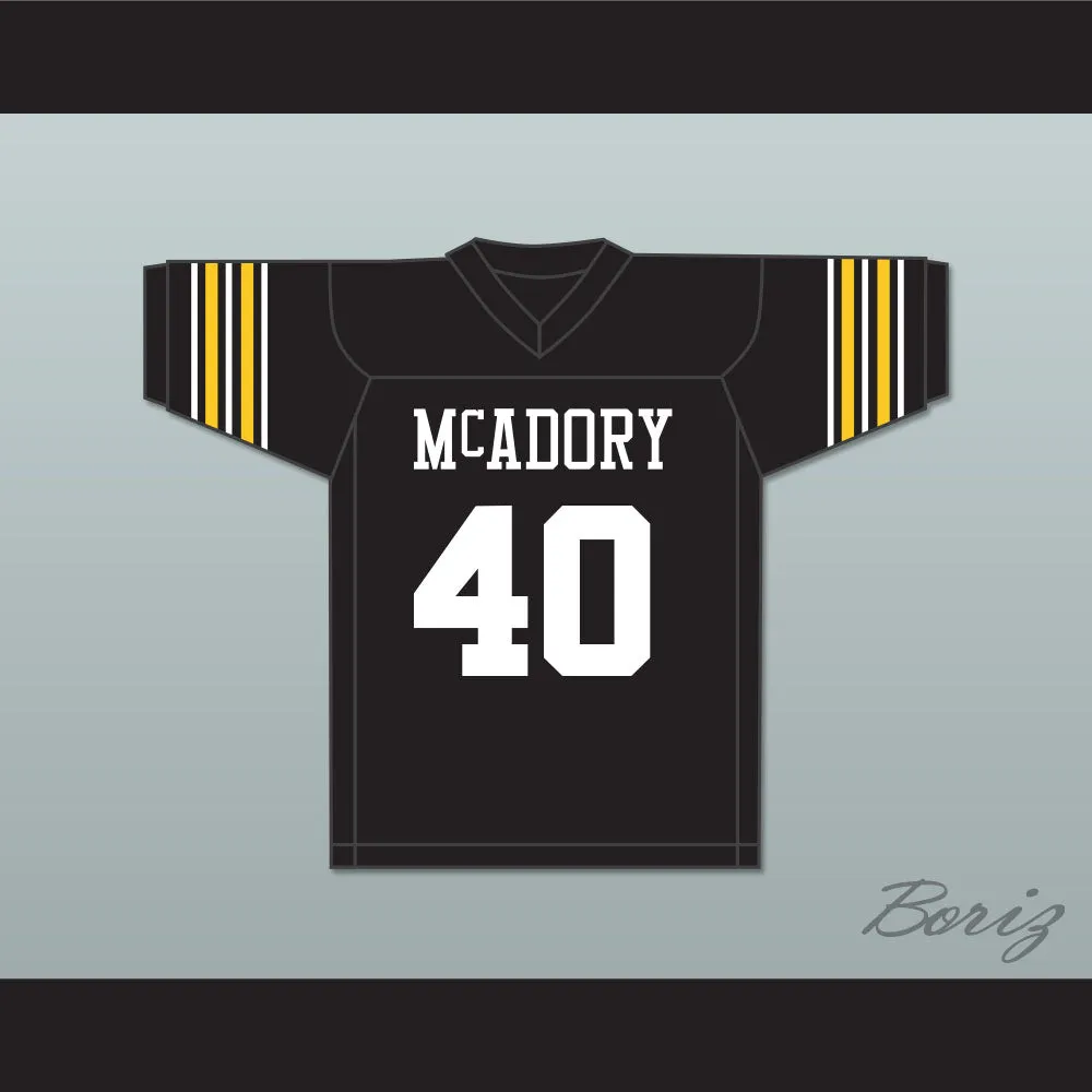 Bo Jackson 40 McAdory High School Yellow Jackets Black Football Jersey