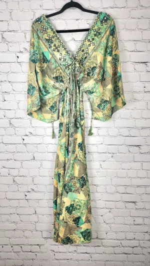 Boho Kaftan dress, Bohemian Clothing, Summer party dress, loose dress,Cocktail party kaftan,Festival wear,One Size kaftan, Maxi Dresses