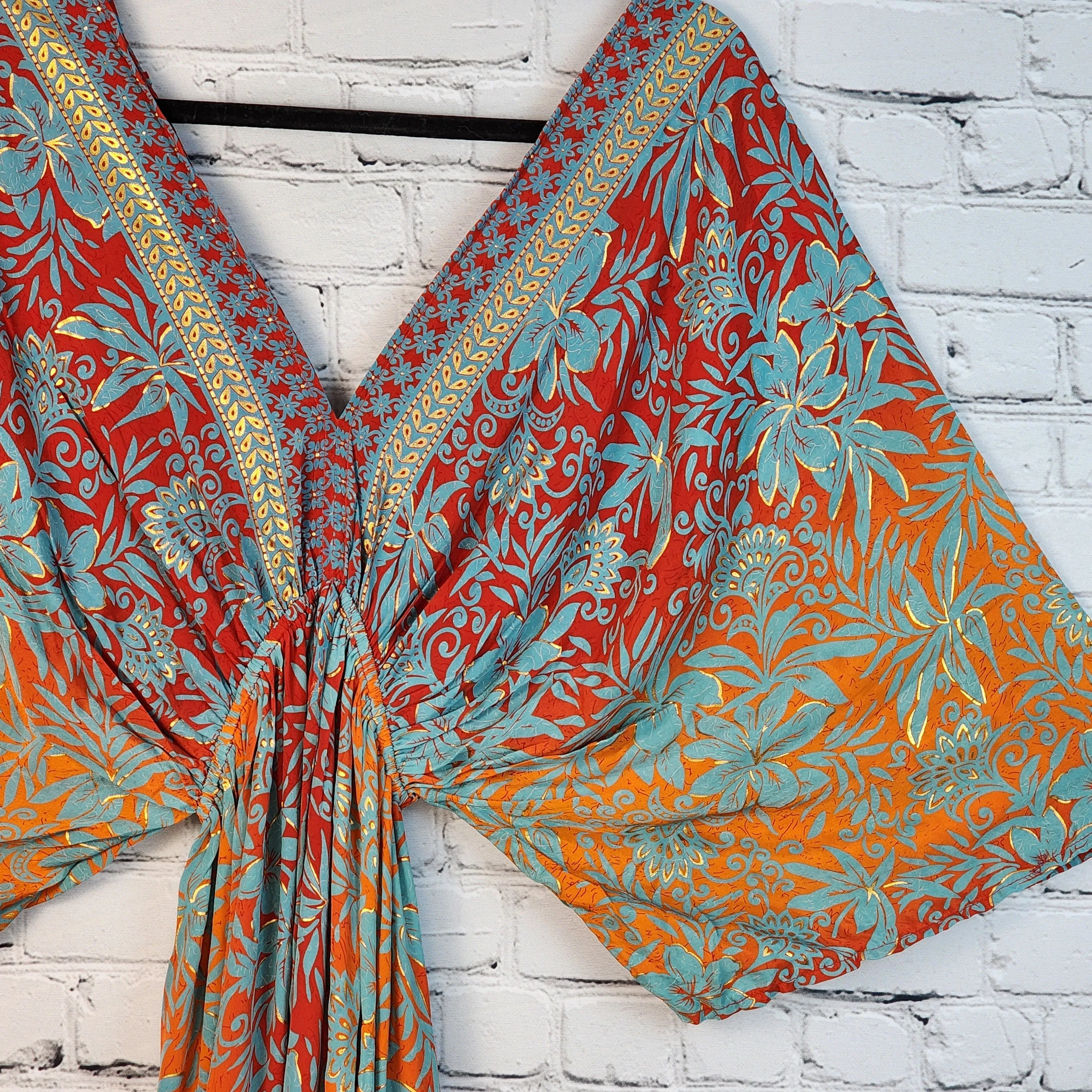 Boho Kaftan Dress, vacation, Beach Clothing
