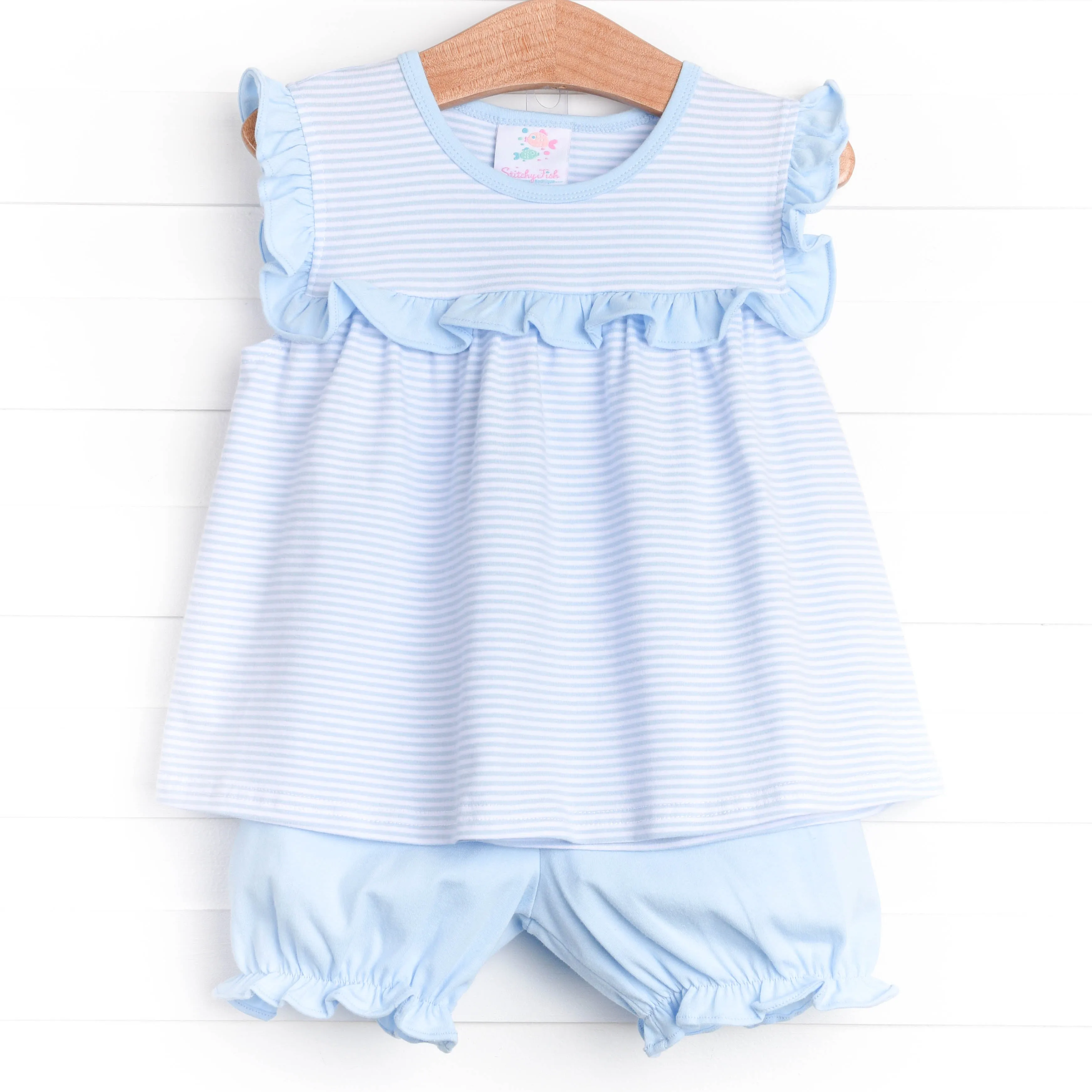 Bonnie Bloomer Set, Blue