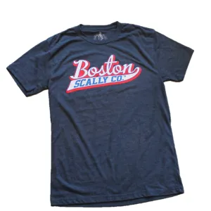 Boston Scally The USA Tee T-Shirt - Blue