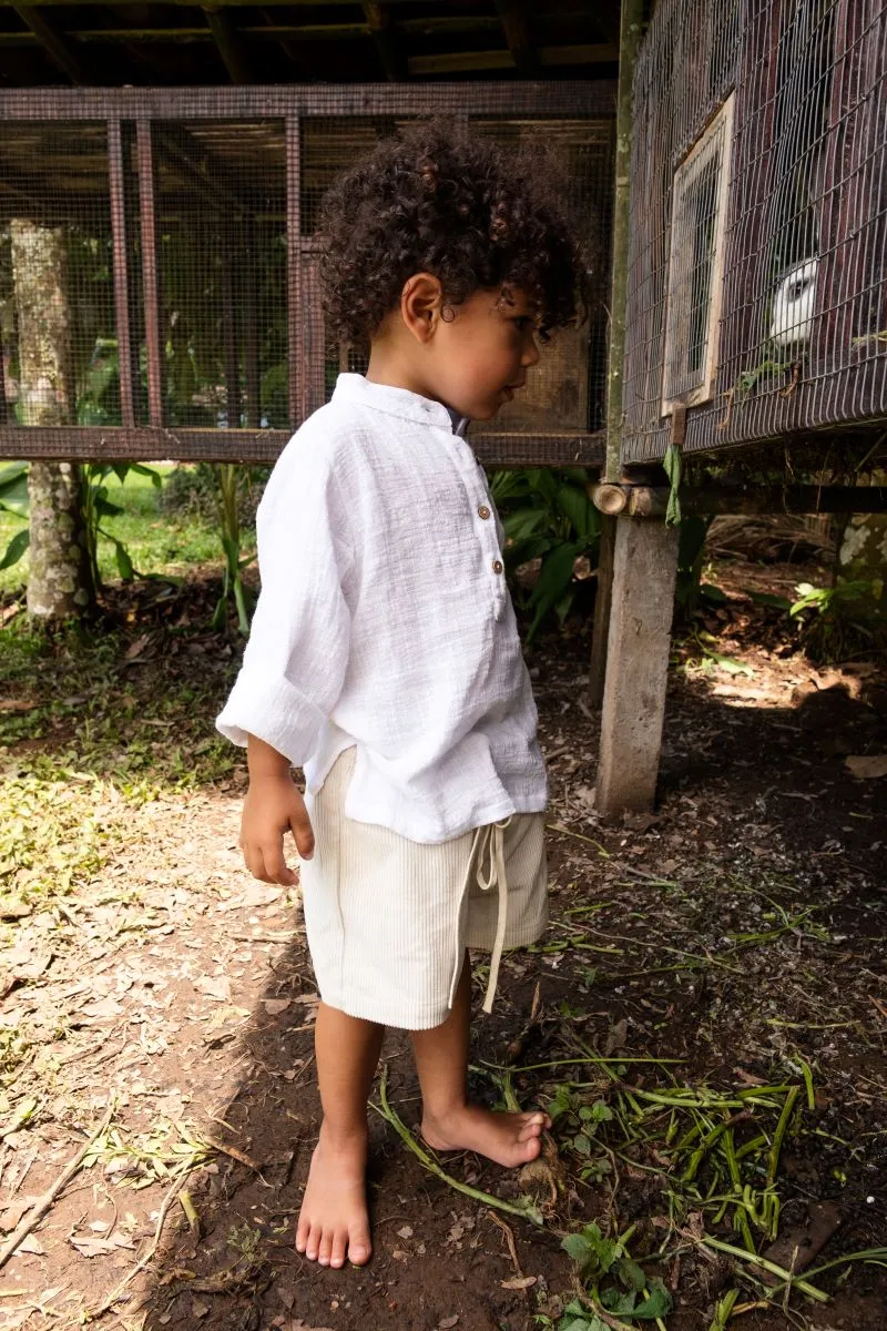 Bowie Shorts - Natural Cord