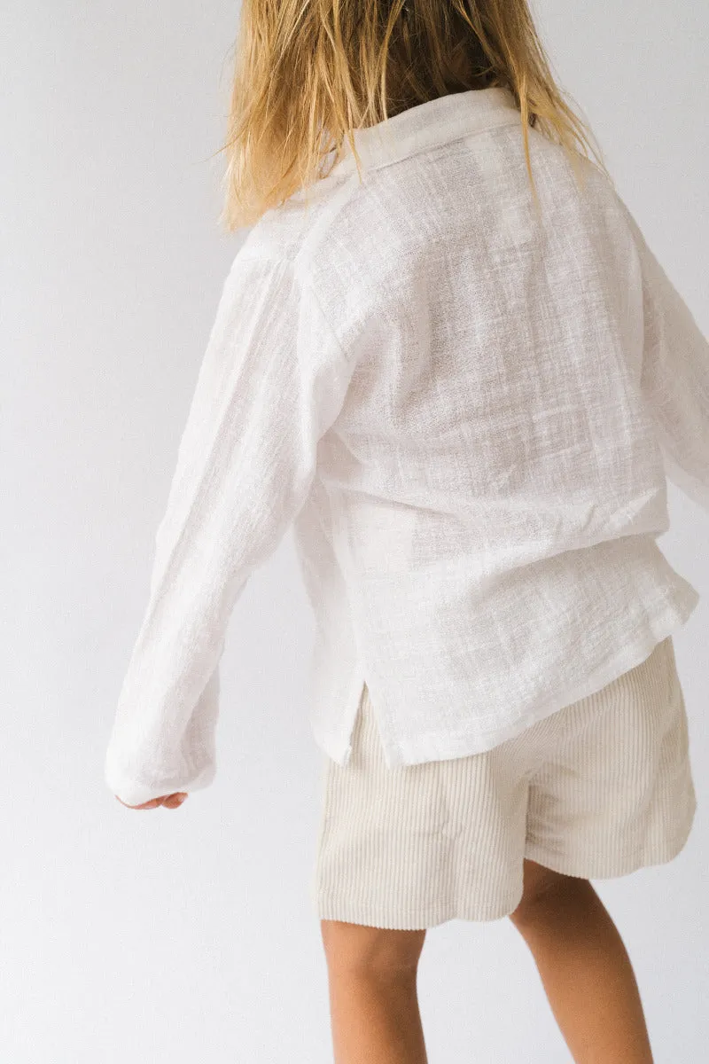 Bowie Shorts - Natural Cord