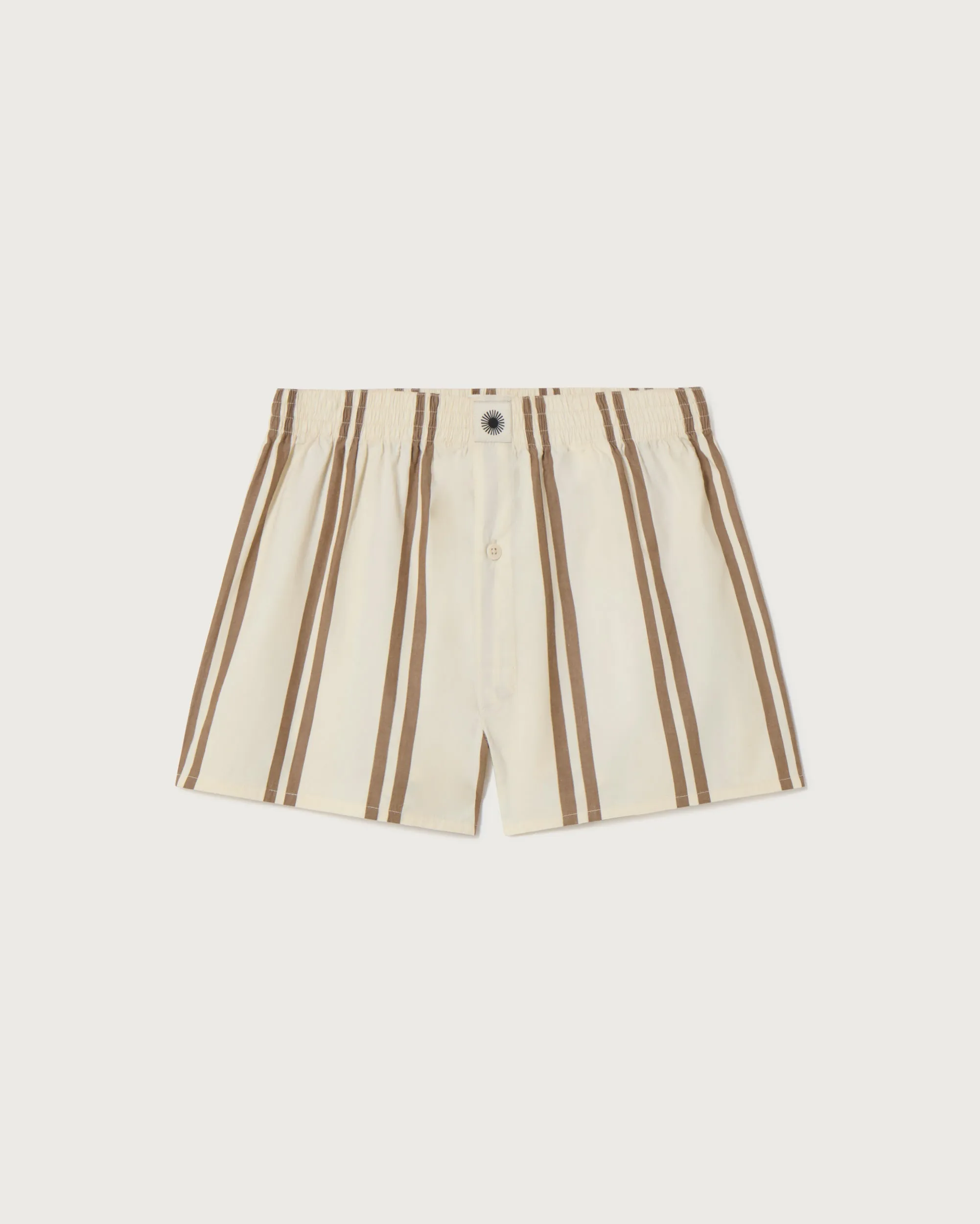 Boxer Shorts Brown Stripes