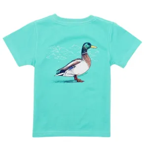 Boys Duck Short Sleeve Soft Green || Properly Tied