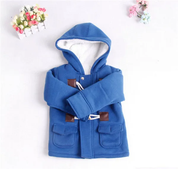 Boys Winter Jackets Coat Autumn Winter Kids Wool Outerwear Girl Coat Children Clothing Baby Clothes Hooded Boys Jackets