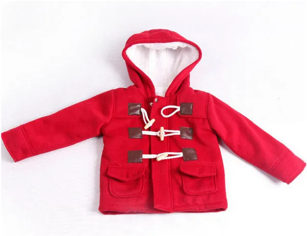 Boys Winter Jackets Coat Autumn Winter Kids Wool Outerwear Girl Coat Children Clothing Baby Clothes Hooded Boys Jackets