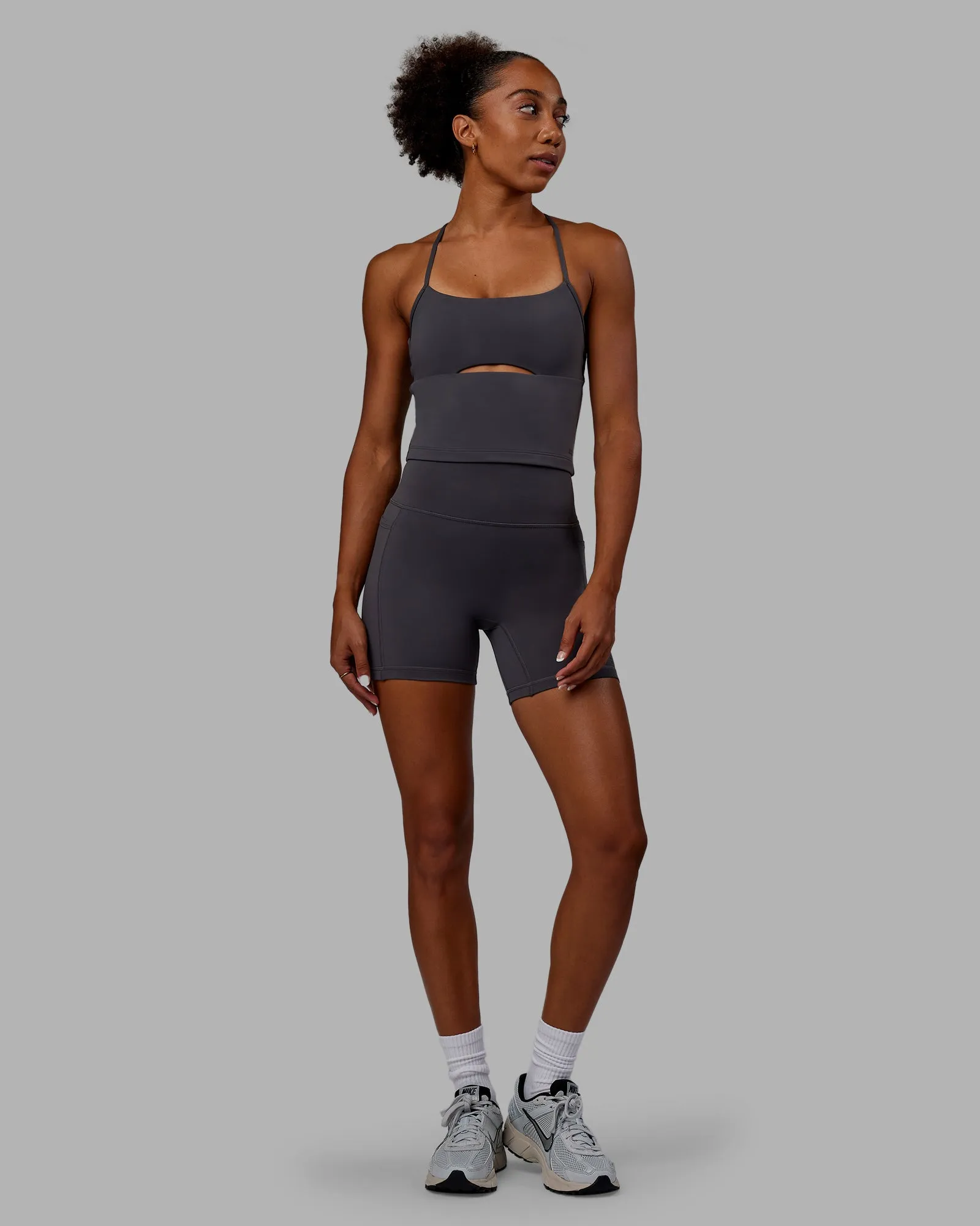 Bree Masters x Fusion Mid Short with Pockets - Stormy