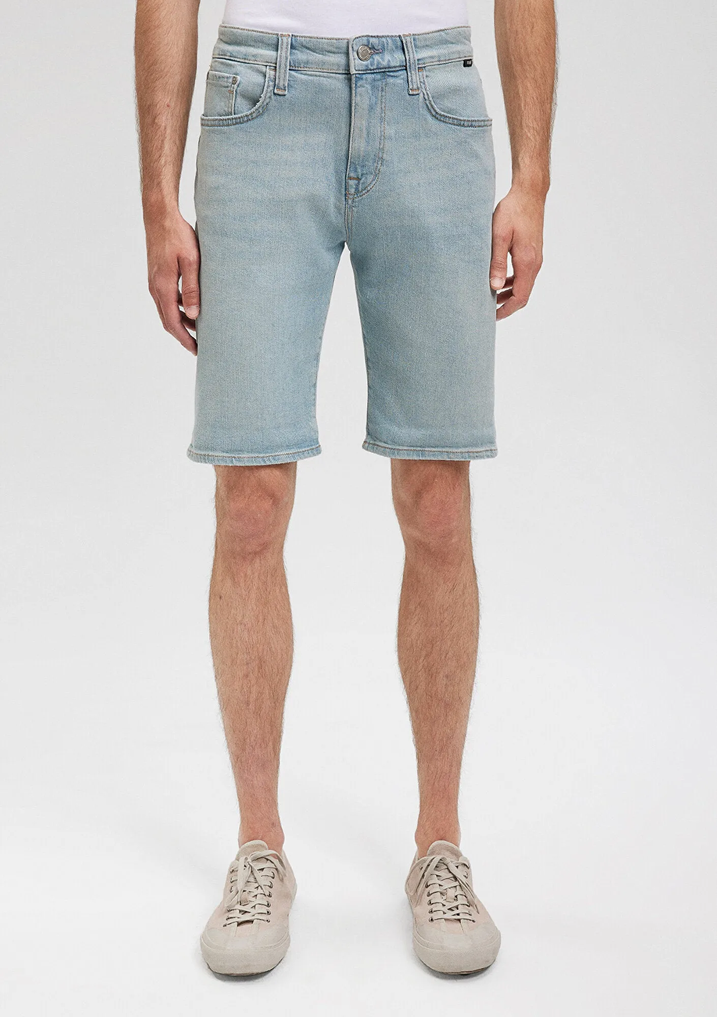 Brian Light Foggy Street Comfort Jean Shorts