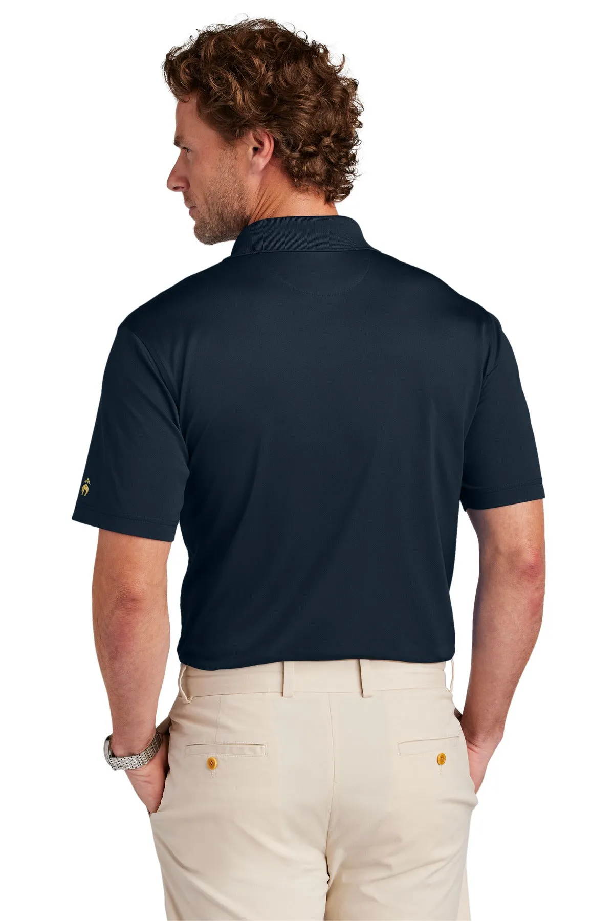 Brooks Brothers Mesh Pique Performance Polo BB18220 Navy Blazer