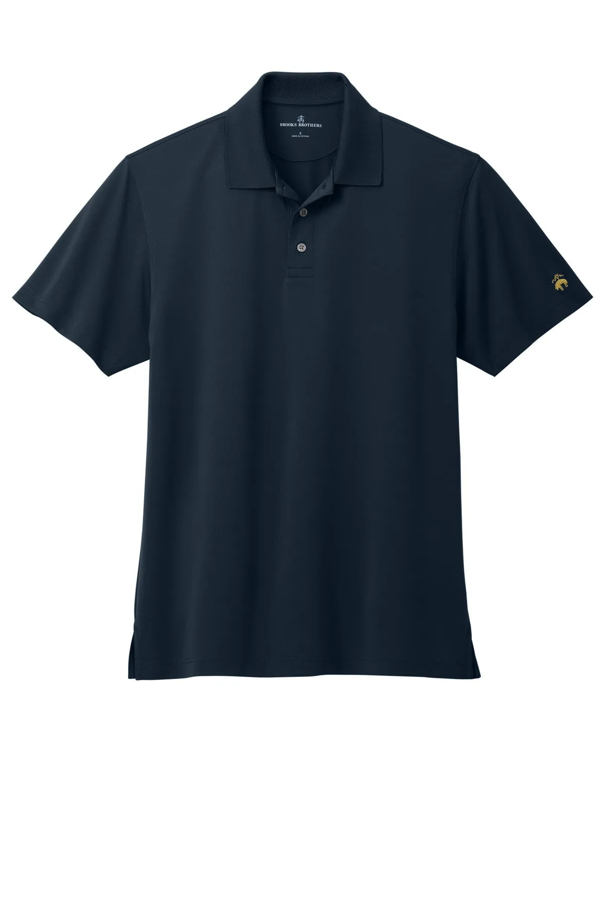 Brooks Brothers Mesh Pique Performance Polo BB18220 Navy Blazer