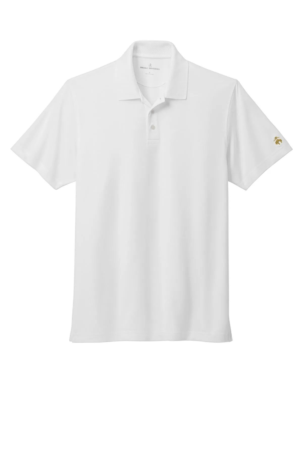 Brooks Brothers Mesh Pique Performance Polo BB18220 White