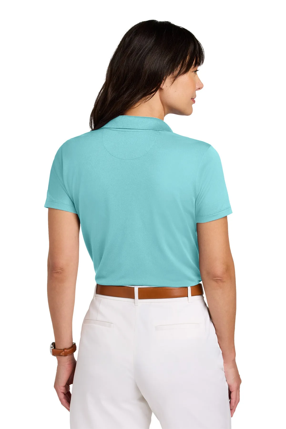 Brooks Brothers Women's Mesh Pique Performance Polo BB18221 Soft Mint