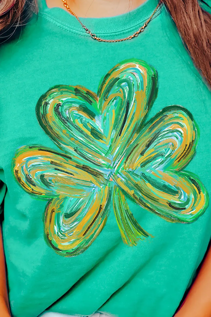 Brushed Clover Comfort Colors Adult Ring-Spun Cotton Tee
