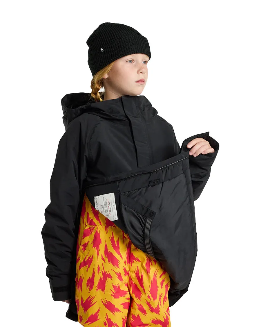 Burton Kids' Frostner 2L Anorak True Black 2026