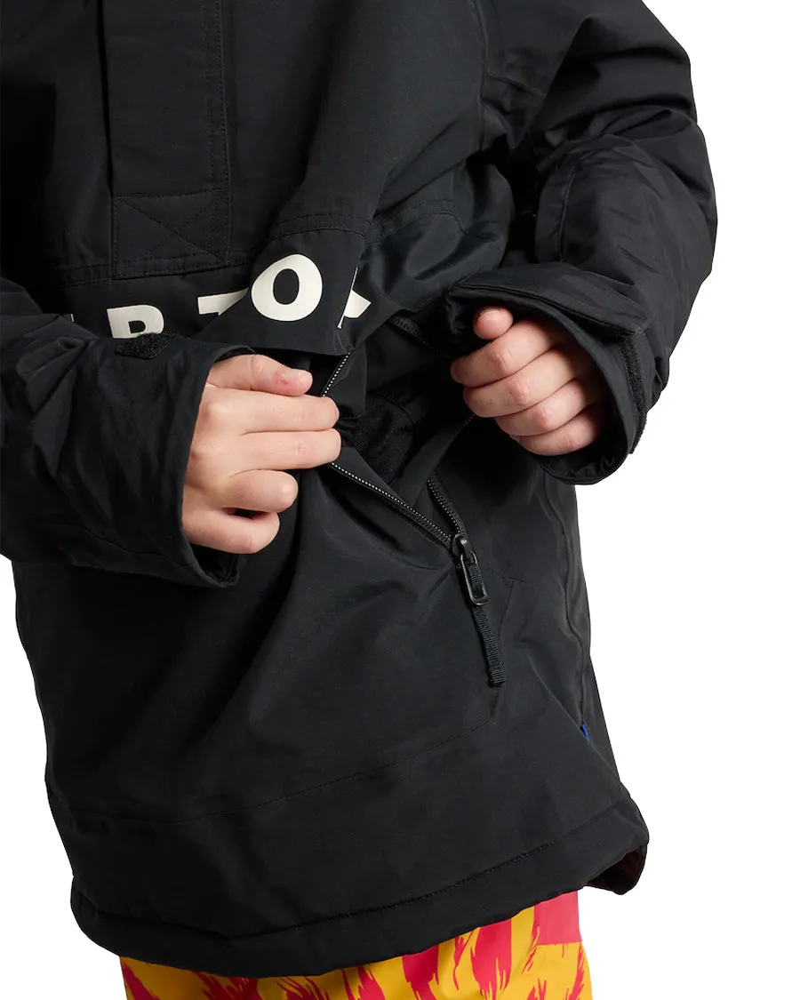Burton Kids' Frostner 2L Anorak True Black 2026