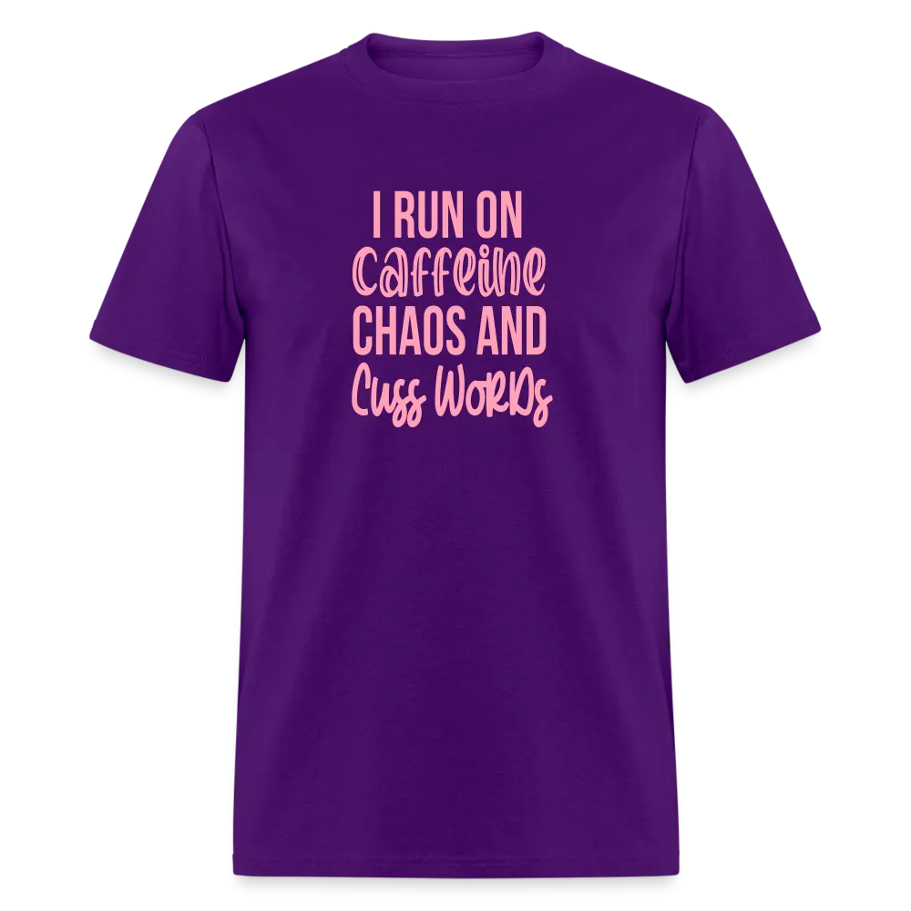 Caffeine, Chaos & Cuss Words: Bold & Cheeky Daily Grind Tee