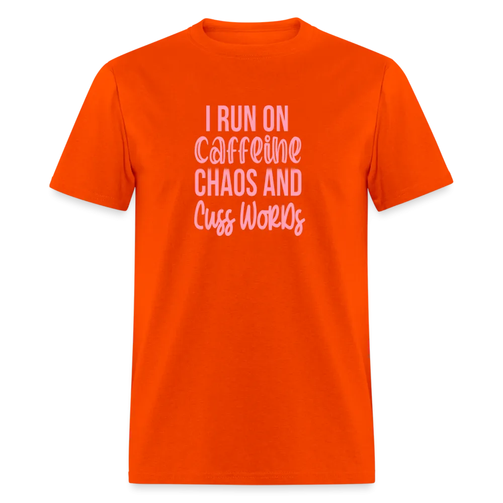 Caffeine, Chaos & Cuss Words: Bold & Cheeky Daily Grind Tee