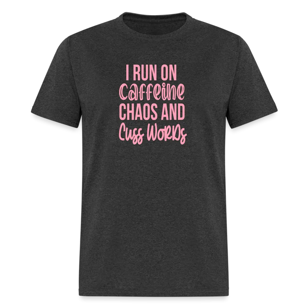 Caffeine, Chaos & Cuss Words: Bold & Cheeky Daily Grind Tee