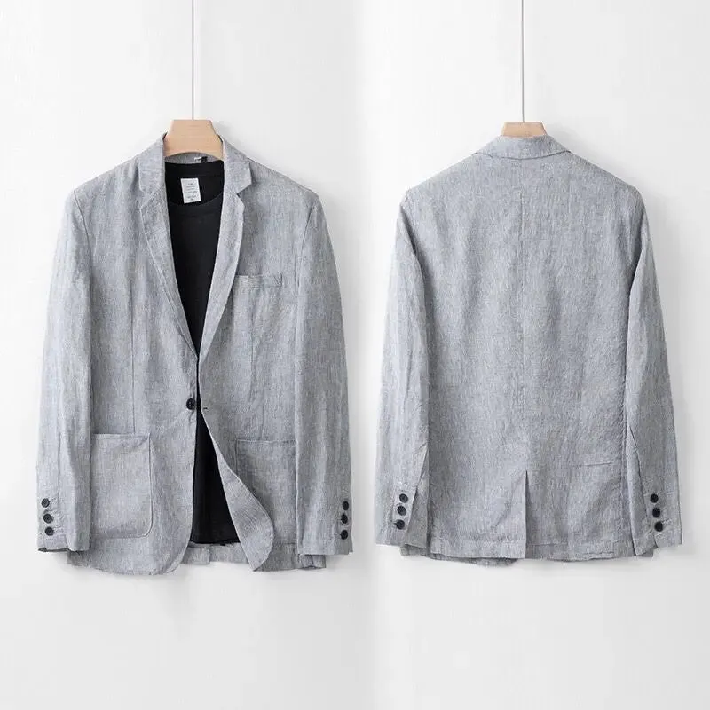 Caldo Cotton Two-piece Blazer Set