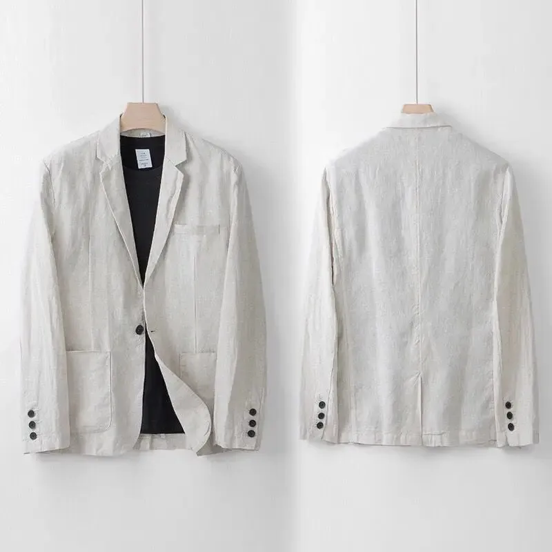 Caldo Cotton Two-piece Blazer Set