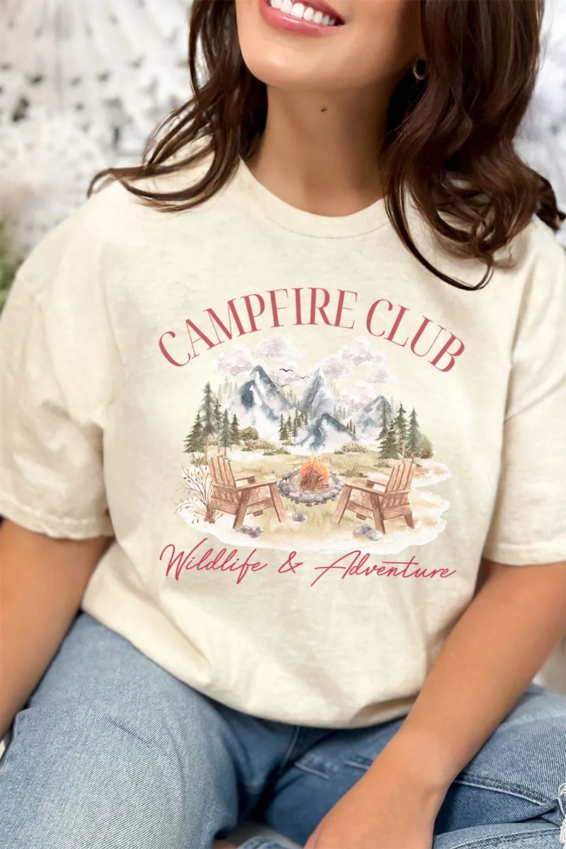 Campfire Club Combed Cotton T-Shirt