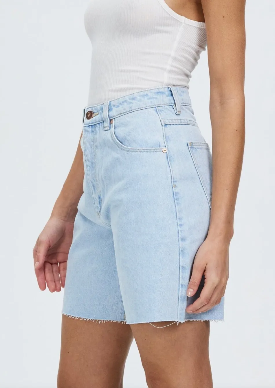 Carrie Short Hadley Recycled Light Vintage Blue