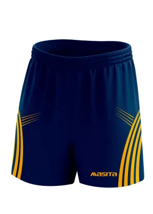 Casey Gaelic Shorts Navy/Amber Kids