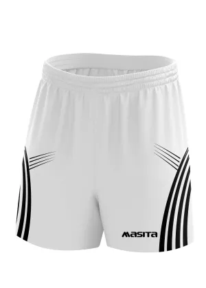 Casey Gaelic Shorts White/Black Kids