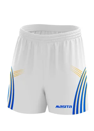 Casey Gaelic Shorts White/Blue/Amber Adult