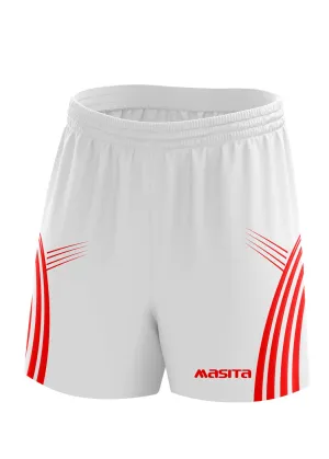 Casey Gaelic Shorts White/Red Kids