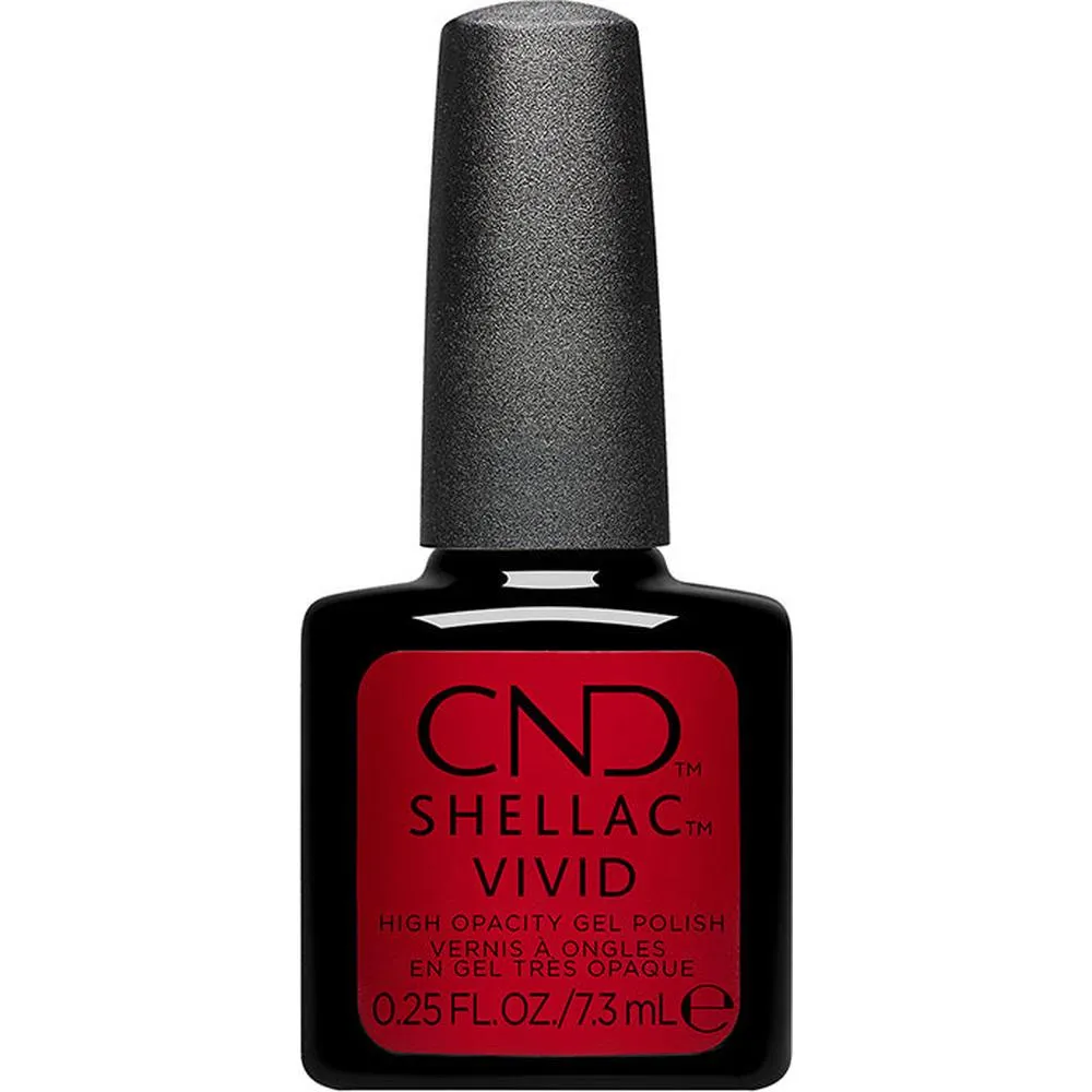 CND Shellac - Vivid Collection - Red Carpet #702 / 0.25 fl. oz. - 7.3 mL.