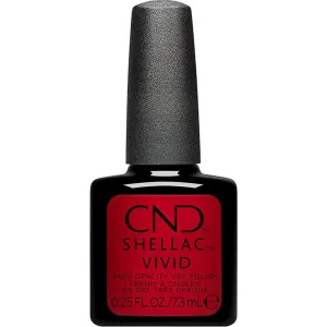 CND Shellac - Vivid Collection - Red Carpet #702 / 0.25 fl. oz. - 7.3 mL.