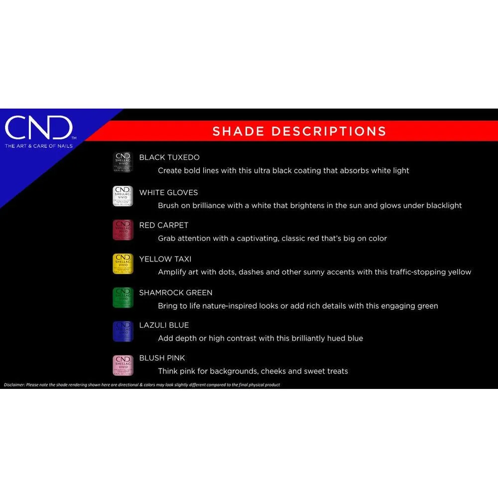CND Shellac - Vivid Collection - Yellow Taxi #703 / 0.25 fl. oz. - 7.3 mL.