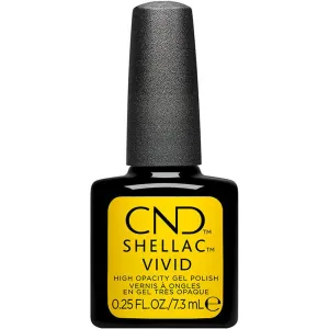 CND Shellac - Vivid Collection - Yellow Taxi #703 / 0.25 fl. oz. - 7.3 mL.