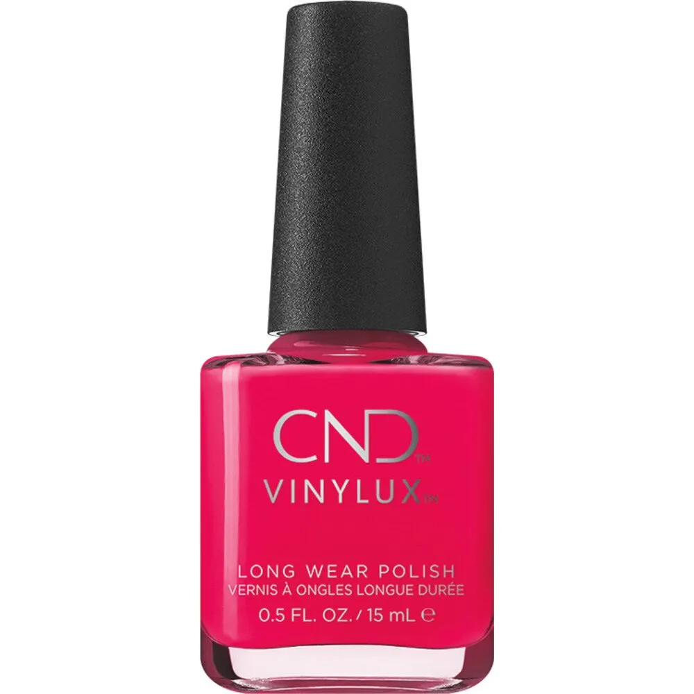 CND Vinylux - Summer City Chic Collection - Sangria at Sunset (Fruity Red Blend) / 0.5 oz. - 7 Day Air Dry Nail Polish