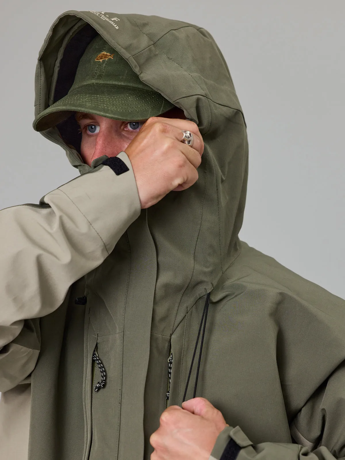 COASTAL JACKET - OLIVE OAK