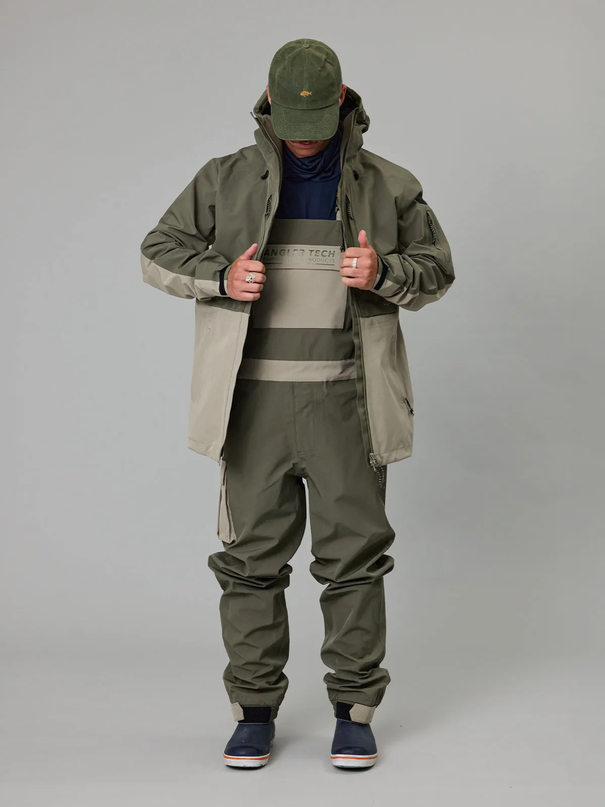 COASTAL JACKET - OLIVE OAK